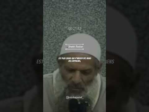 Le shirk pire péché !